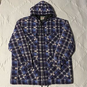 Vintage Weeds Mens Quilted Jacket (XL)